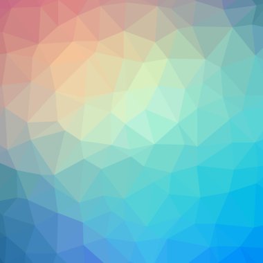 Colorful Abstract Polygonal Triangle Background