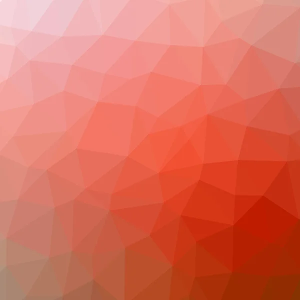 Red Abstract Polygonal Background — Stock Vector