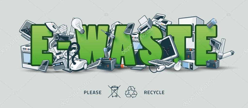 Electronic waste pile Vector Art Stock Images | Depositphotos