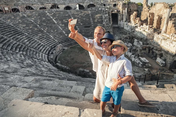 Family vacation selfie photo