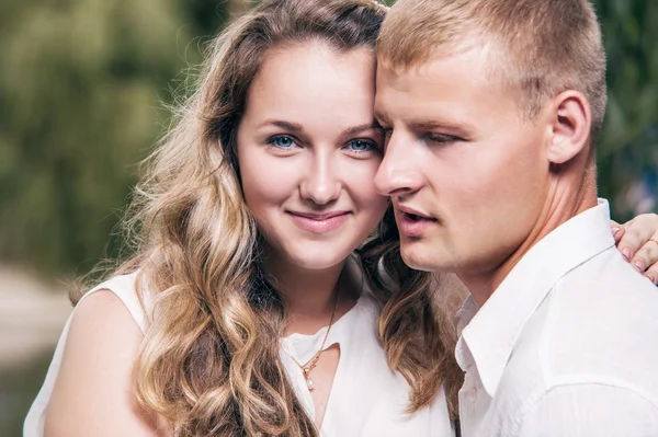 Couple d'amour portrait — Photo