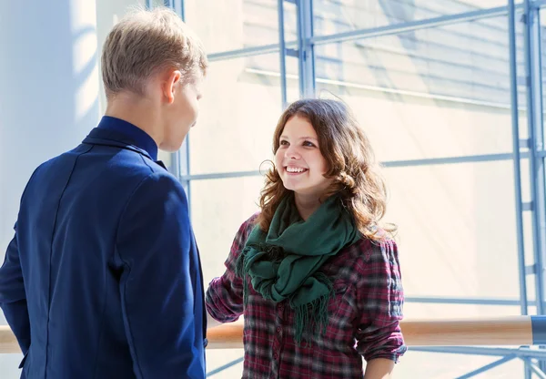 Gespräch mit den Menschen — Stockfoto