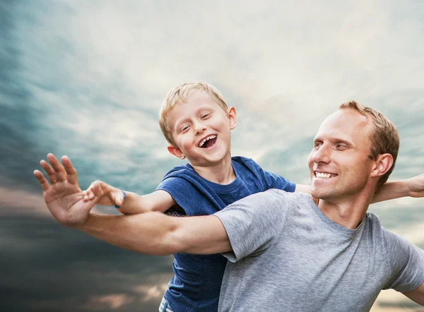 Son and  father — Stock Photo, Image