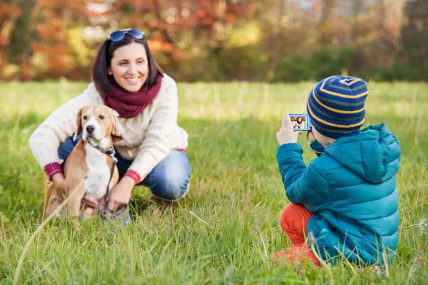 Little photographer — Stock Photo, Image