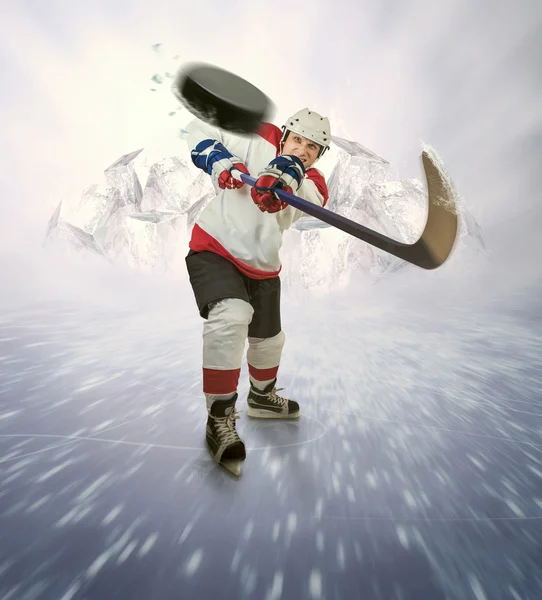 Hockey player — Stock Photo, Image