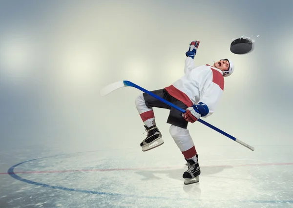 Hockeyspeler — Stockfoto