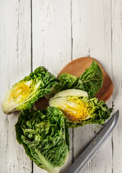 Fresh salad heads — Stock Photo, Image