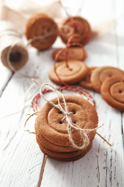 Biscuits traditionnels au pain d'épice — Photo