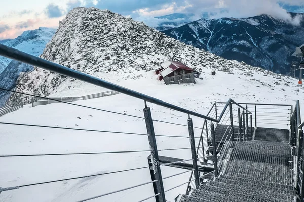Kış manzara Kayak alansal — Stok fotoğraf