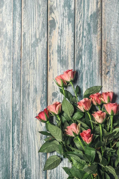 Růžové růže bouqet — Stock fotografie