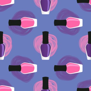 Cila veya tırnak cilası Dikişsiz desen tırnak