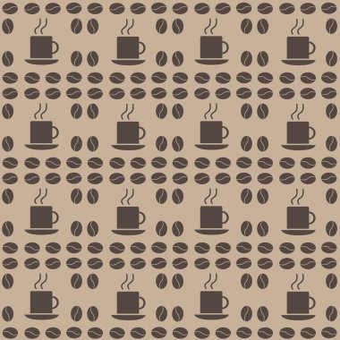 kahve seamless modeli