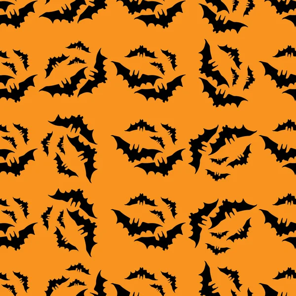 Bats seamless pattern 2 — Stock Vector
