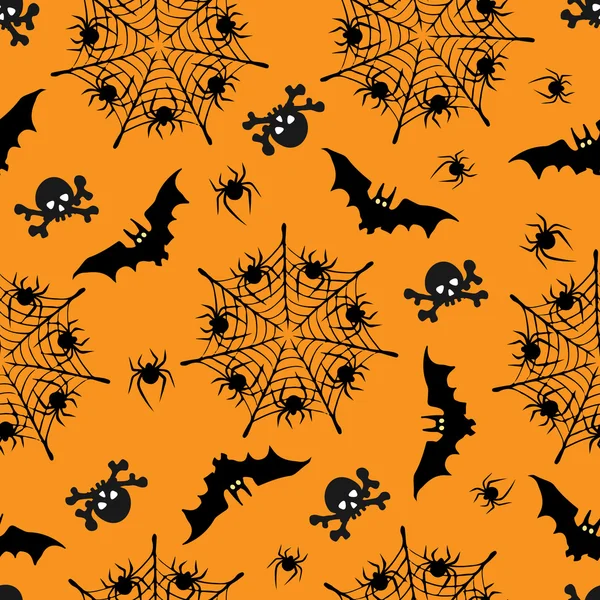 Halloween seamless pattern — Stock Vector