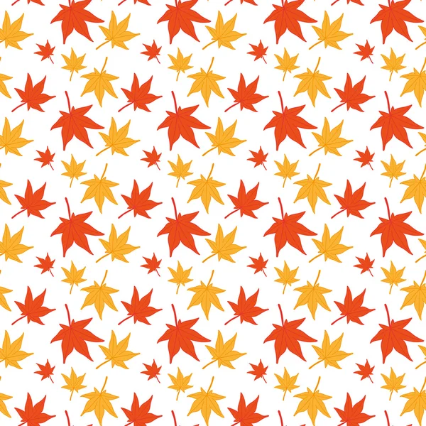 Maple leaves seamless pattern. Stock Illustration