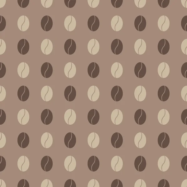 Grain de café bicolore motif sans couture — Image vectorielle