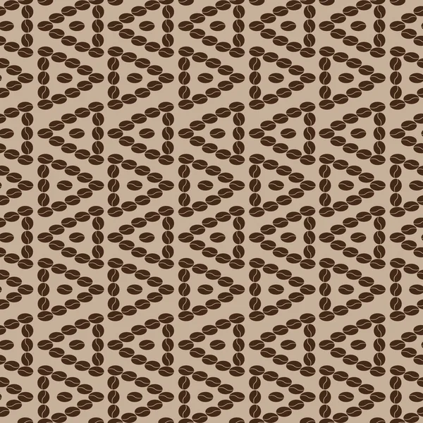 Triangular coffee seamless pattern 5 — Stock Vector
