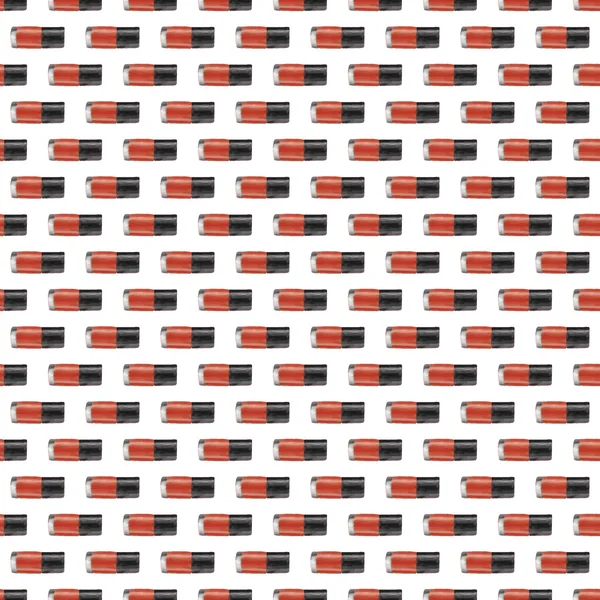 赤いマニキュアのシームレス パターン — ストック写真