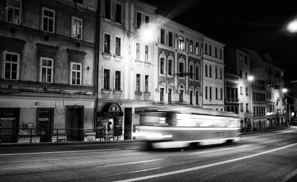 Трамвай Брно - Чехия — стоковое фото