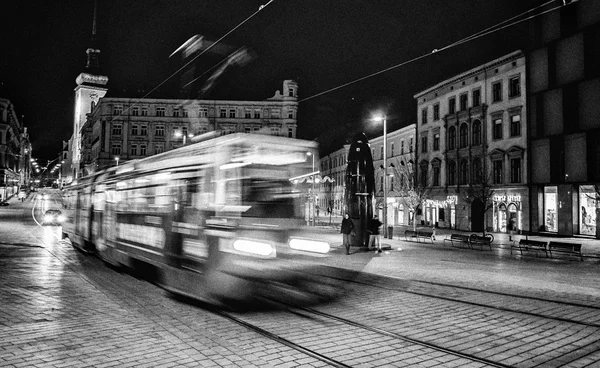 Tranvía en Brno - Chequrepública — Foto de Stock