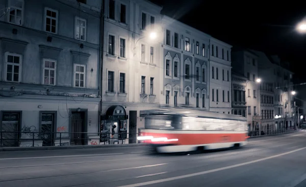 Eléctrico em Brno - Checoslováquia — Fotografia de Stock