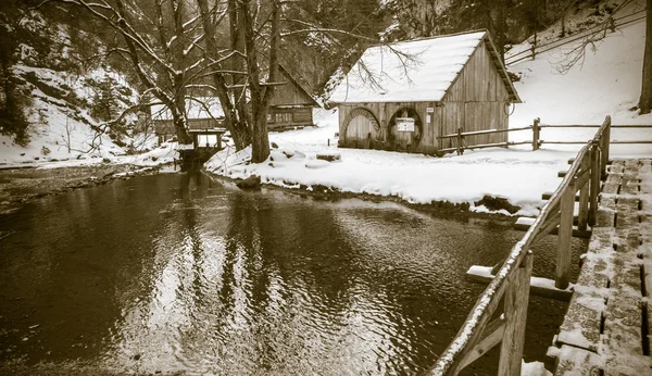 Moulin à eau en Kvacianska dolina, la Slovaquie — Photo