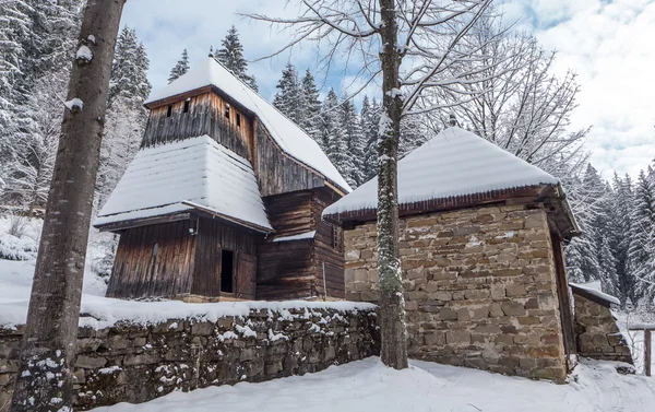 Dřevěný kostel v Zunerec, Slovensko — Stock fotografie