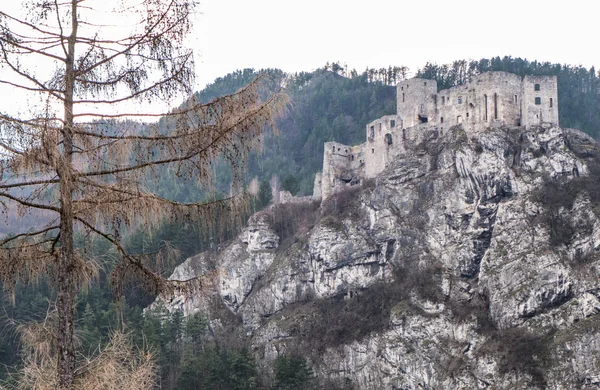 Castelo STRECNO, Eslováquia — Fotografia de Stock