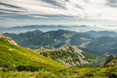 Mountain landscape in Low Tatras. Slovakia clipart