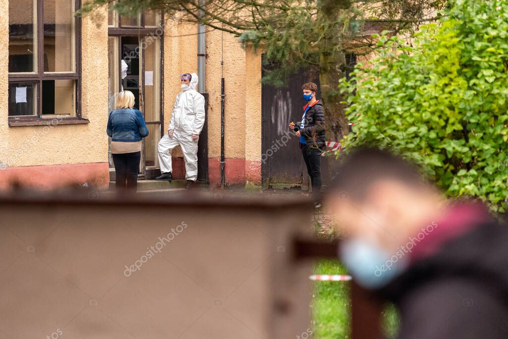 DOLNY KUBIN, ESLOVAQUIA 23 DE OCTUBRE DE 2020 Pruebas de población