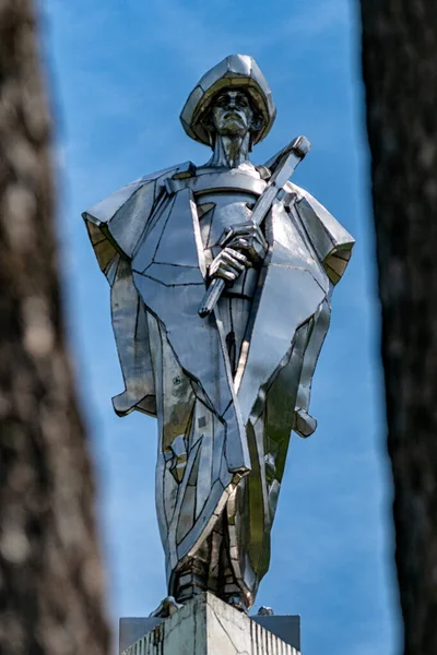 Monumentet Juraj Janosik Terchova Slovakiet - Stock-foto