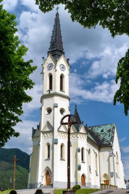 Slovakya 'nın Cernova köyündeki kilise..