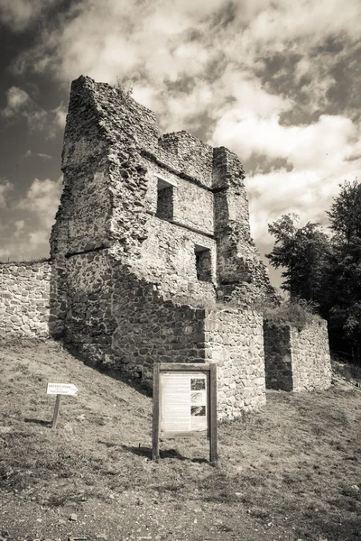 Kastély pusty hrad, Szlovákia — Stock Fotó