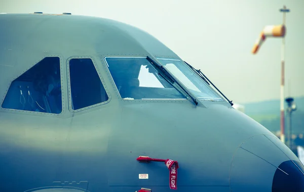 航空機航空ショーで — ストック写真