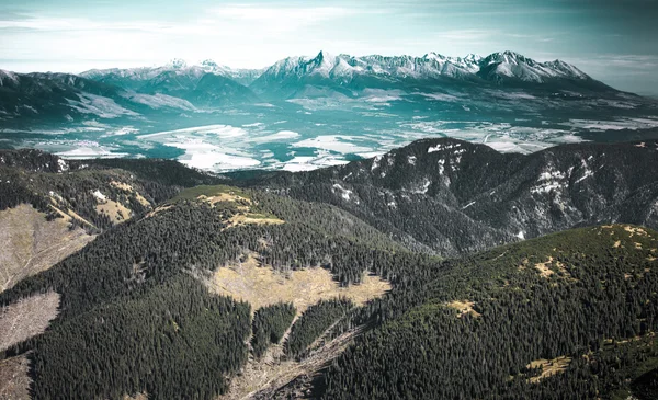 Höga Tatrabergen, Slovakien — Stockfoto