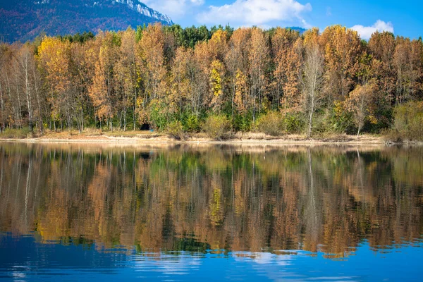 Water reflection - lake Liptovska Mara, Slovakia — Stock Photo, Image