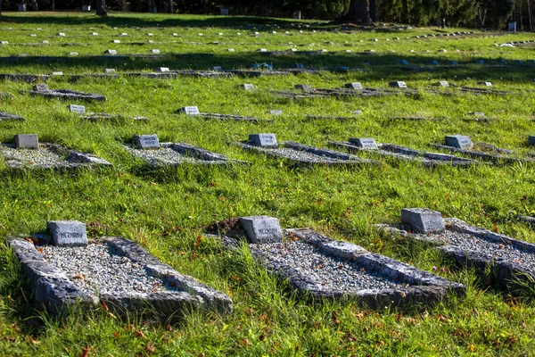 Военное кладбище Словакии — стоковое фото