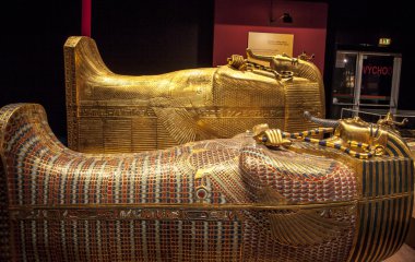 Tutankhamun's sarcophagus clipart