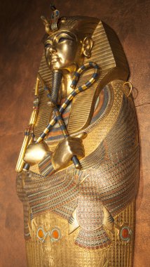 Tutankhamun's sarcophagus clipart