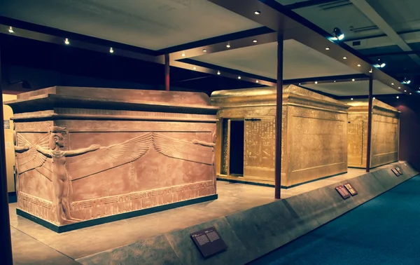 Tutankhamun의 석 관 — 스톡 사진