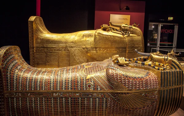 Tutankhamun의 석 관 — 스톡 사진