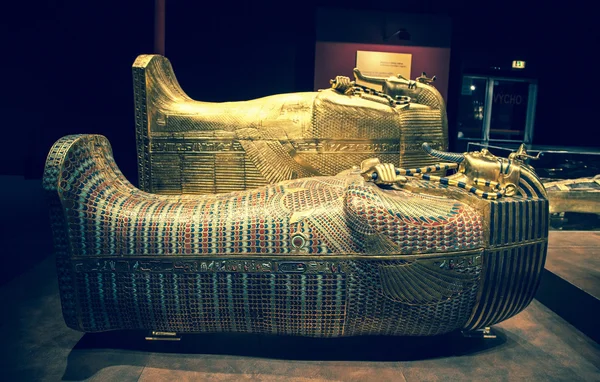 Tutankhamuns sarkofag — Stockfoto