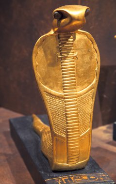 Golden cobra from the thomb of Tutankhamen clipart