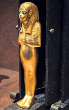 Sculpture from the tomb of Tutankhamun clipart