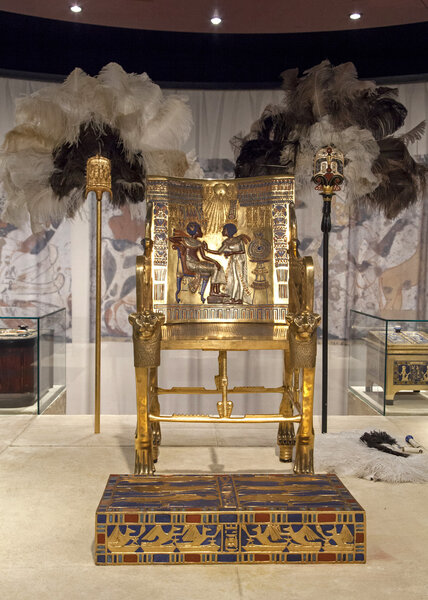 Tutankhamun's Gold Throne