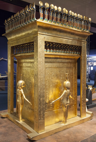 Objects from the thomb of Tutankhamen