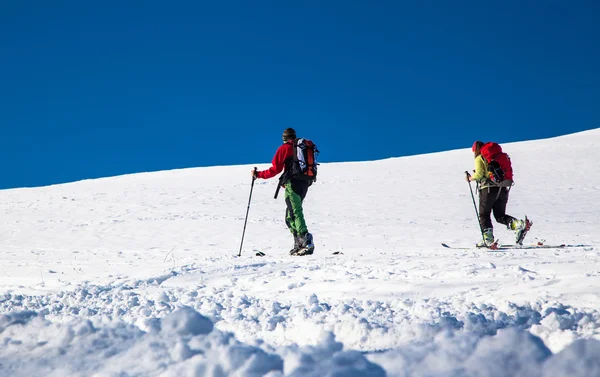 Ski-alpinizm — Zdjęcie stockowe