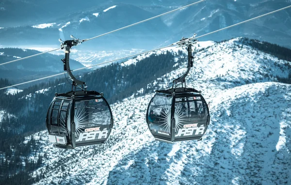 Cableway in lage Tatra, Slowakije — Stockfoto