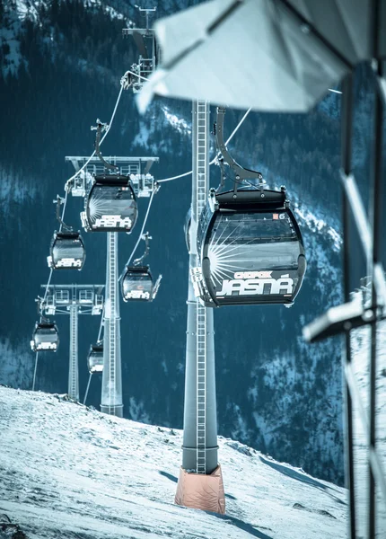 Cableway in Low Tatras, Slovakia — Stock Photo, Image