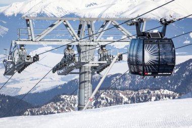 Teleferik, düşük Tatras, Slovakya